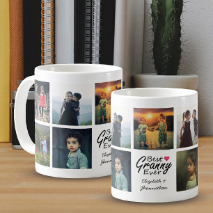 Mug Meilleure Granny Ever Personnalisé Collage Photo G