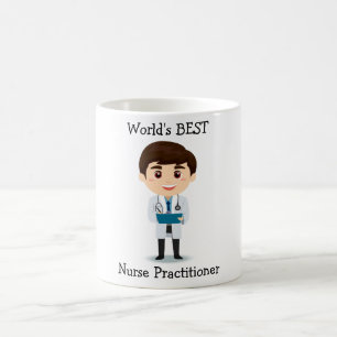 Mug Meilleure infirmière praticienne du monde, Brunet