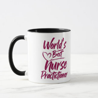 Mug « Meilleure infirmière praticienne du monde » pers