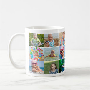 Mug Meilleure maman 9 Photo Collage Fête des mères