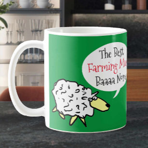 Mug Meilleure maman agricole. Maman dirige une ferme.