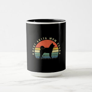 Mug Meilleure maman akita   drôle cadeaux de chien ak