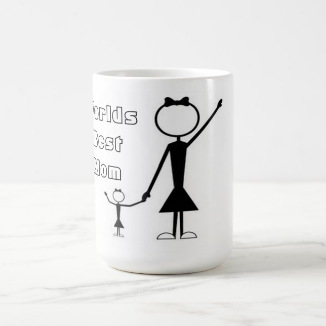 Mug Meilleure maman avec mère et fille (Centre)