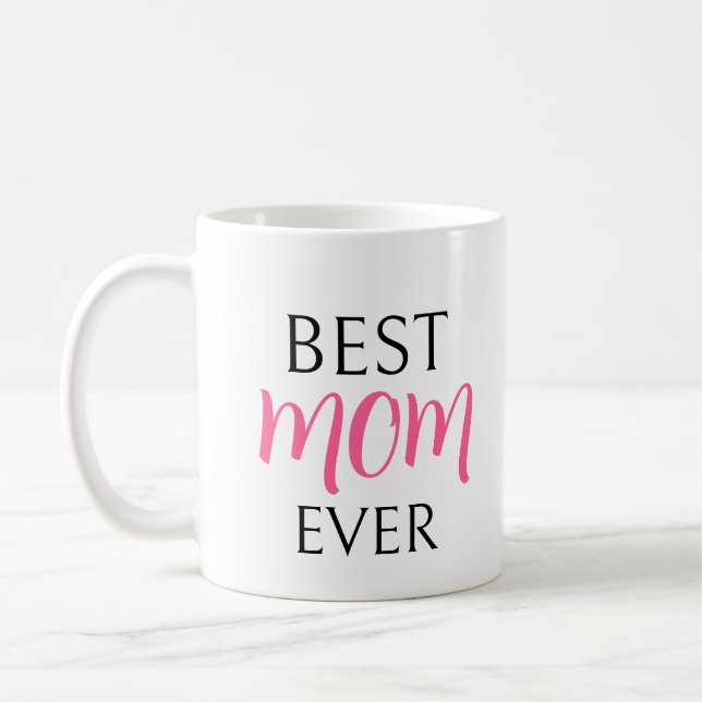Mug Meilleure Maman avec Nom (Gauche)