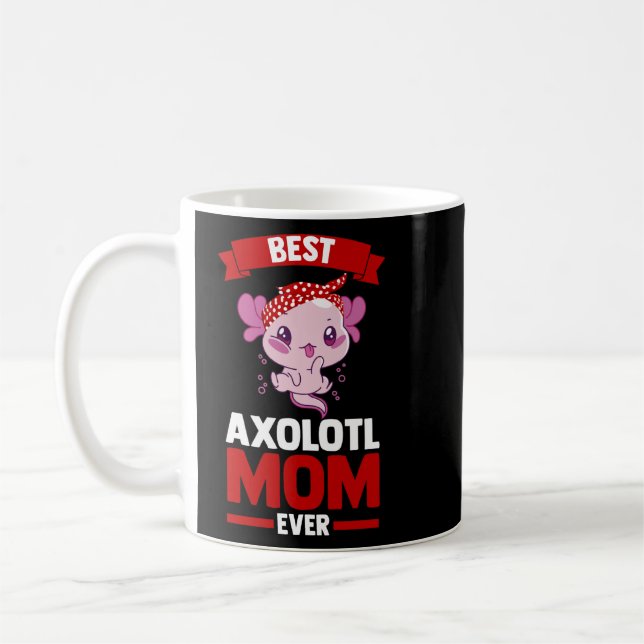 Mug meilleure maman axolotl jamais Axolotls (Gauche)