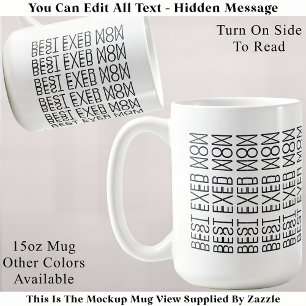 Mug Meilleure Maman Cachée Message 158B Noël
