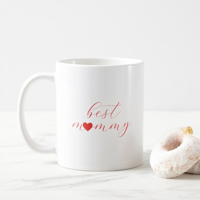 Mug Meilleure Maman, Cadeau de Fête des Mères, Maman (Avec donut)