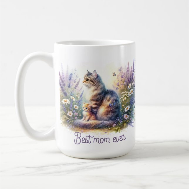 Mug Meilleure Maman Chat (Gauche)