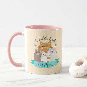 Mug Meilleure maman chatte du monde - Cute Kittens