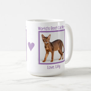 Mug Meilleure maman chatte du monde Personnaliser (Aby