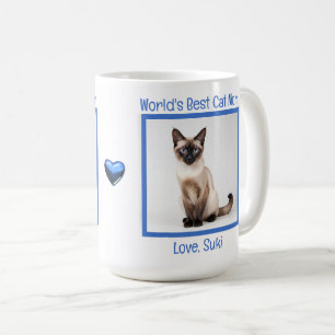 Mug Meilleure maman chatte du monde Personnaliser (sia