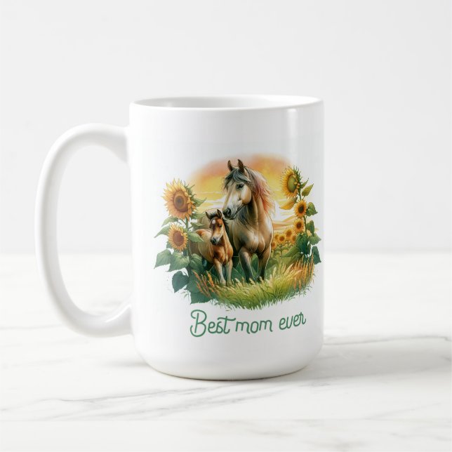 Mug Meilleure Maman Cheval (Gauche)