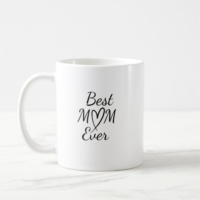 Mug Meilleure Maman Citation Simple (Gauche)