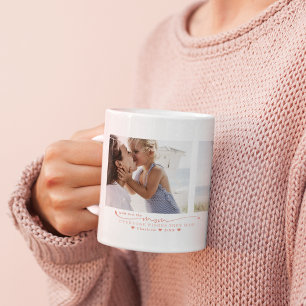 Mug Meilleure maman   Collage photo à trois mains