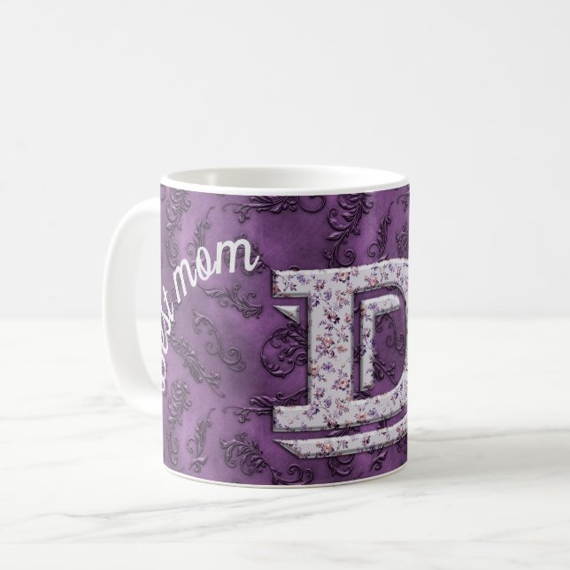 Mug Meilleure maman D (Devant gauche)
