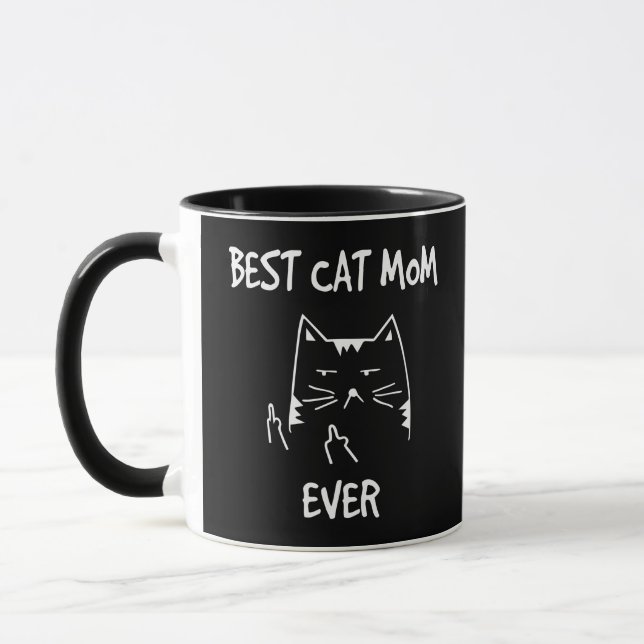 Mug Meilleure maman de chat (Gauche)