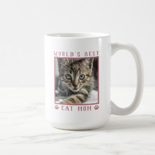 Mug Meilleure Maman de Chat au Monde Photo de Compagno