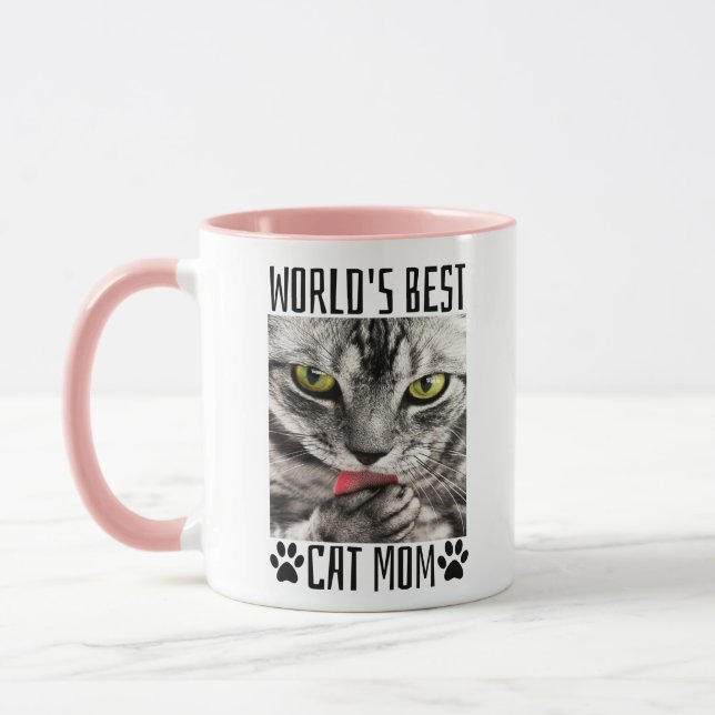 Mug Meilleure maman de chat du monde (Gauche)