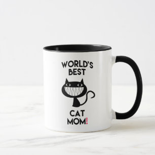 Mug Meilleure maman de chat du monde ! Musique amusant
