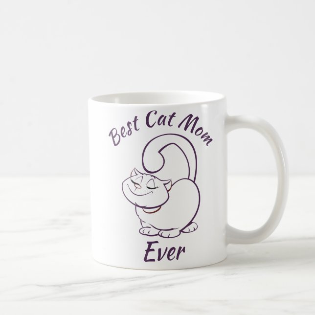 Mug Meilleure Maman de Chat Ever (Droite)