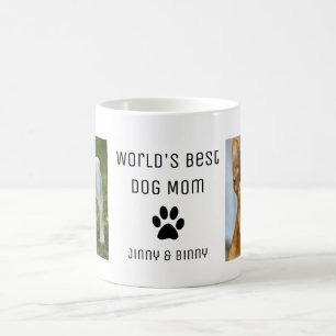 Mug Meilleure Maman de Chien au Monde, Photo et Nom Pe