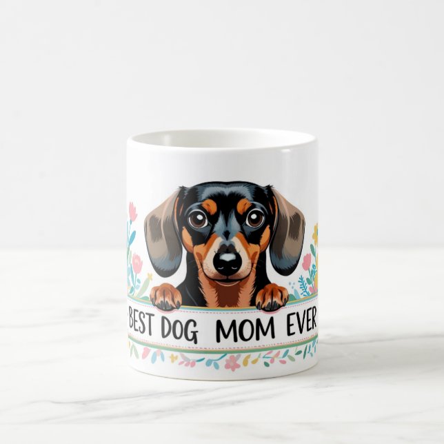 Mug Meilleure maman de chien Dachshund (Centre)