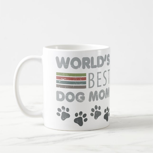Mug Meilleure maman de chien du monde (Gauche)
