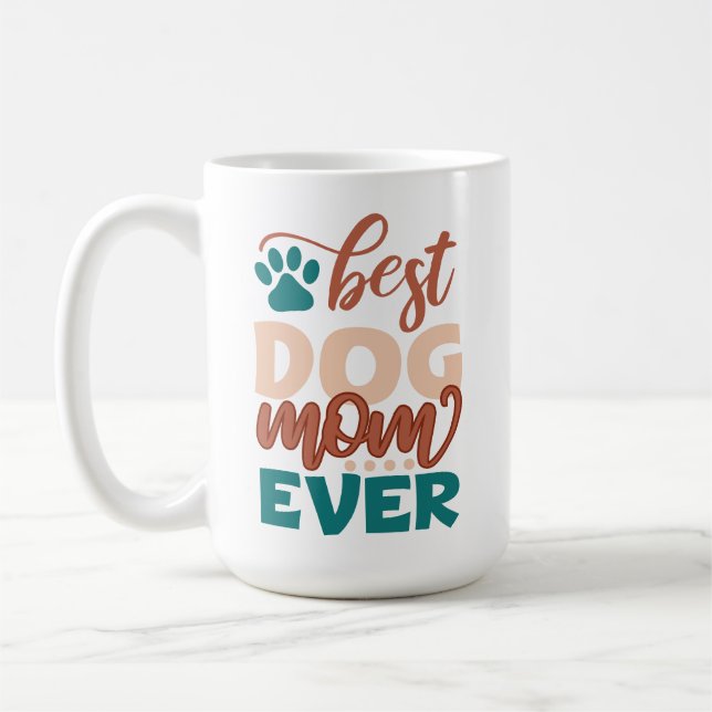 Mug Meilleure maman de chien ever (Gauche)