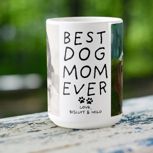 Mug Meilleure maman de chien jamais du chien Deux phot
