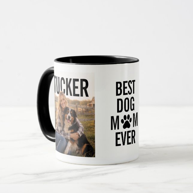 Mug Meilleure Maman de Chien PhotoPop (Devant gauche)