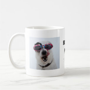 Mug Meilleure Maman de Chien, Texte Manuscrit à Deux P