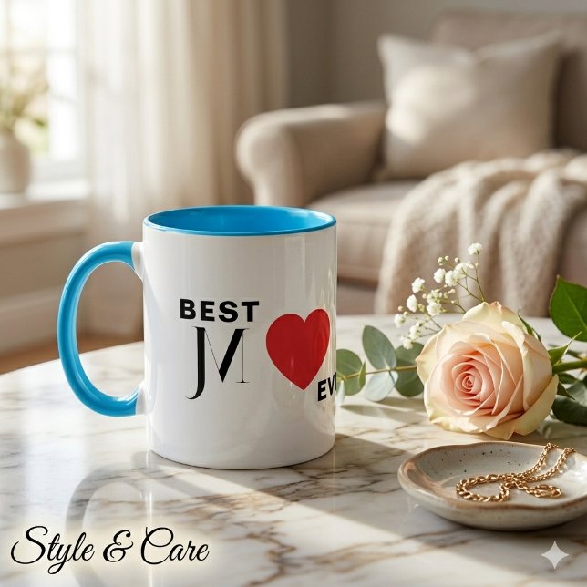 Mug Meilleure MAMAN de tous les temps | Idée de cadeau (Best MOM Ever  Cute Mother's Day Gift Idea Mug)