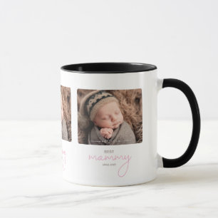 Mug Meilleure Maman Depuis Année Photo Script Police C