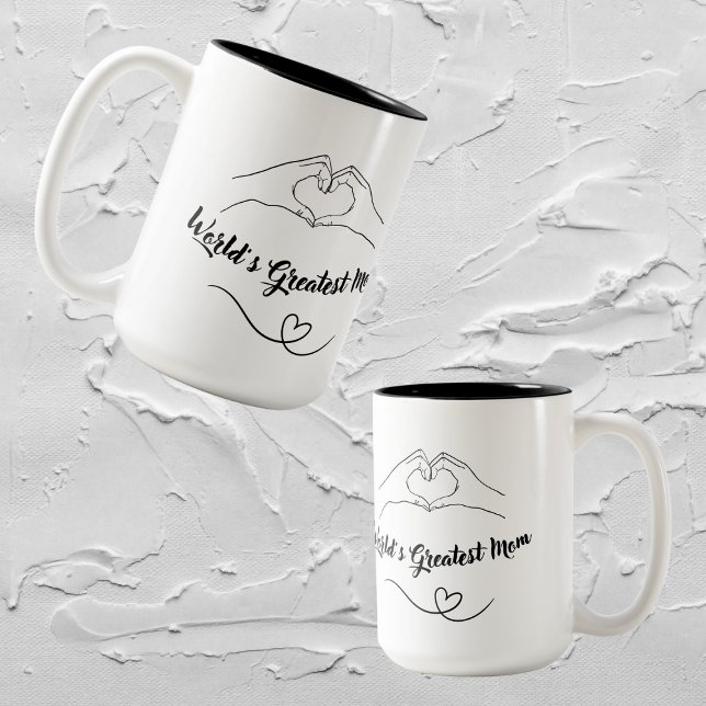 Mug Meilleure maman design du monde Boug cadeau (Créateur téléchargé)