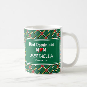 Mug MEILLEURE MAMAN DOMINICAINE Drapeau de la Dominiqu