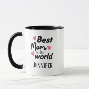 Mug Meilleure Maman du Monde avec Nom et Photo