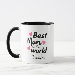 Mug Meilleure Maman du Monde avec Nom et Photo
