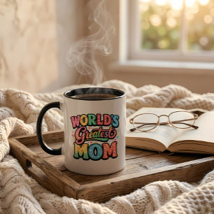 Mug Meilleure Maman du Monde, cadeau de Fête des Mères
