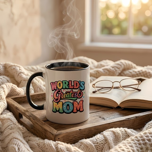 Mug Meilleure Maman du Monde, cadeau de Fête des Mères (Créateur téléchargé)