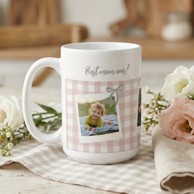 Mug Meilleure Maman du Monde Collage de Photos (Créateur téléchargé)