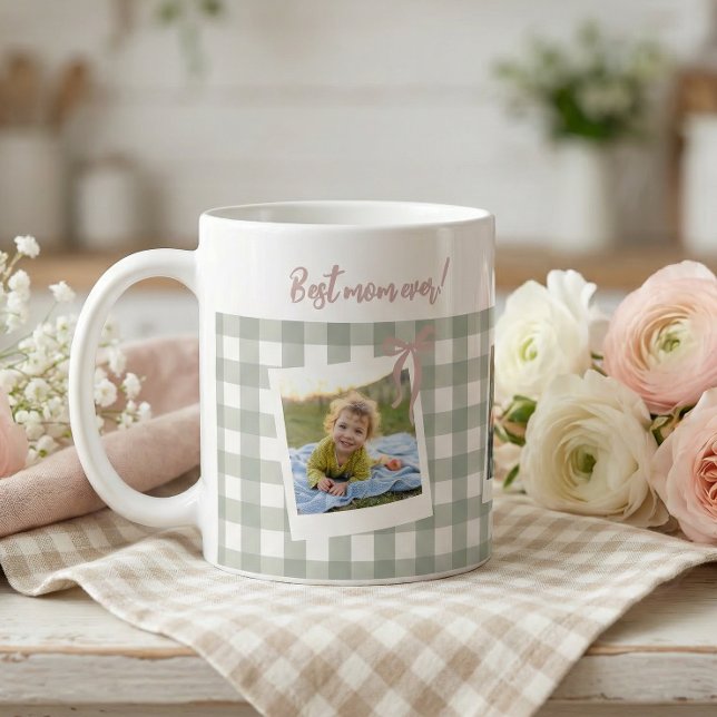 Mug Meilleure Maman du Monde Collage de Photos (Créateur téléchargé)