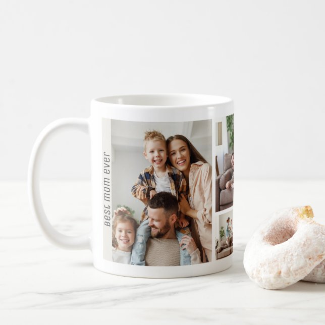 Mug Meilleure Maman du Monde Fête des Mères Collage de (Avec donut)