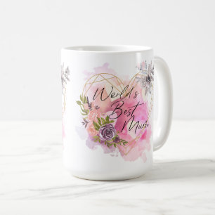Mug Meilleure Maman du Monde Fleuriste Cadeau de Fête