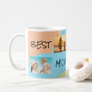 Mug Meilleure maman Ever 4 Collage photo Anniversaire