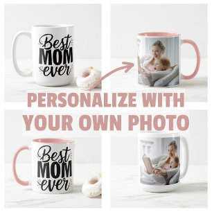 Mug Meilleure Maman Ever Élégante Joyeuse Fête des Mèr
