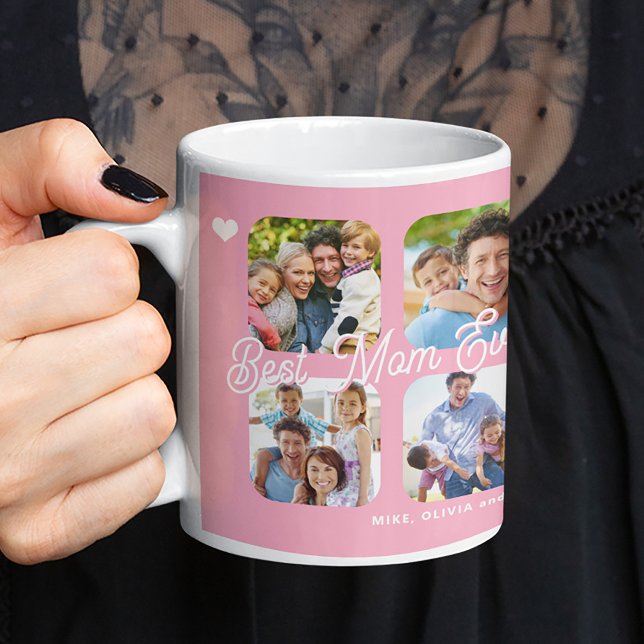 Mug Meilleure Maman Ever  je t'aime 9 collage de photo (Créateur téléchargé)