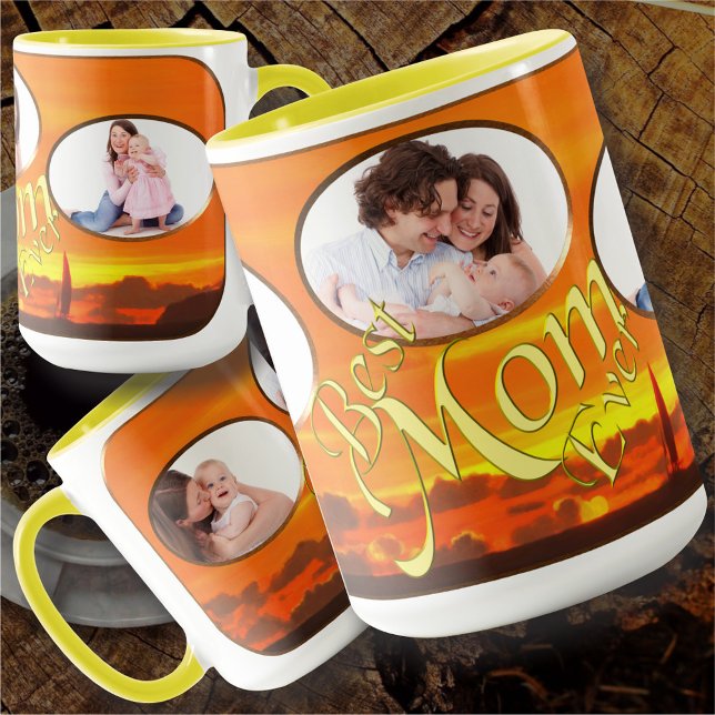 Mug Meilleure maman Ever Sailboat Sunset 1300 (Créateur téléchargé)