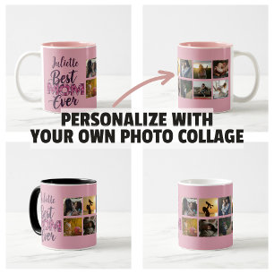 Mug Meilleure Maman Floral Rose Collage Photo