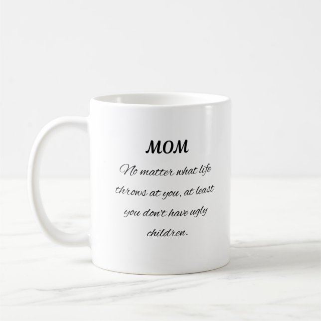 Mug Meilleure Maman Florale Arbre Art (Gauche)