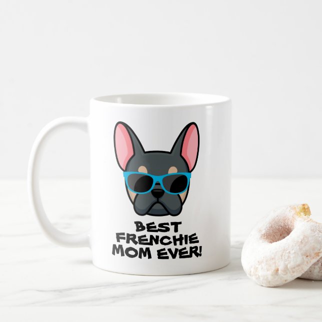 Mug Meilleure maman Frenchie Fête des mères Frenchie b (Avec donut)